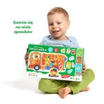 CzuCzu Moto Puzzle Garbage truck, puzzle for children, 2-3 years, 26 elements