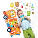 CzuCzu Moto Puzzle Garbage truck, puzzle for children, 2-3 years, 26 elements