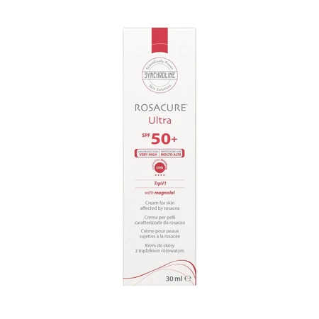 Synchroline Rosacure Ultra, crème pour le visage avec protection SPF 50+, 30 ml
