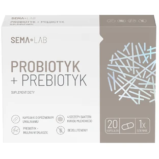 SEMA Lab Probiotikum + Präbiotikum, 20 Kapseln