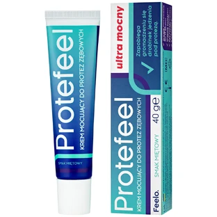 Feelo Protefeel, cremă pentru fixarea protezei dentare, ultra puternică, 40 g