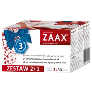 Zaax, 3 x 30 capsule