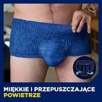 Set Tena Men Active Fit Pants, absorbierende Slips, Größe L/XL, 95-130 cm, Plus, 2 x 30 Stück