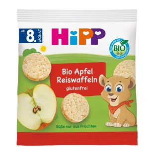 Rondelles de riz bio aux pommes, 30 g, Hipp