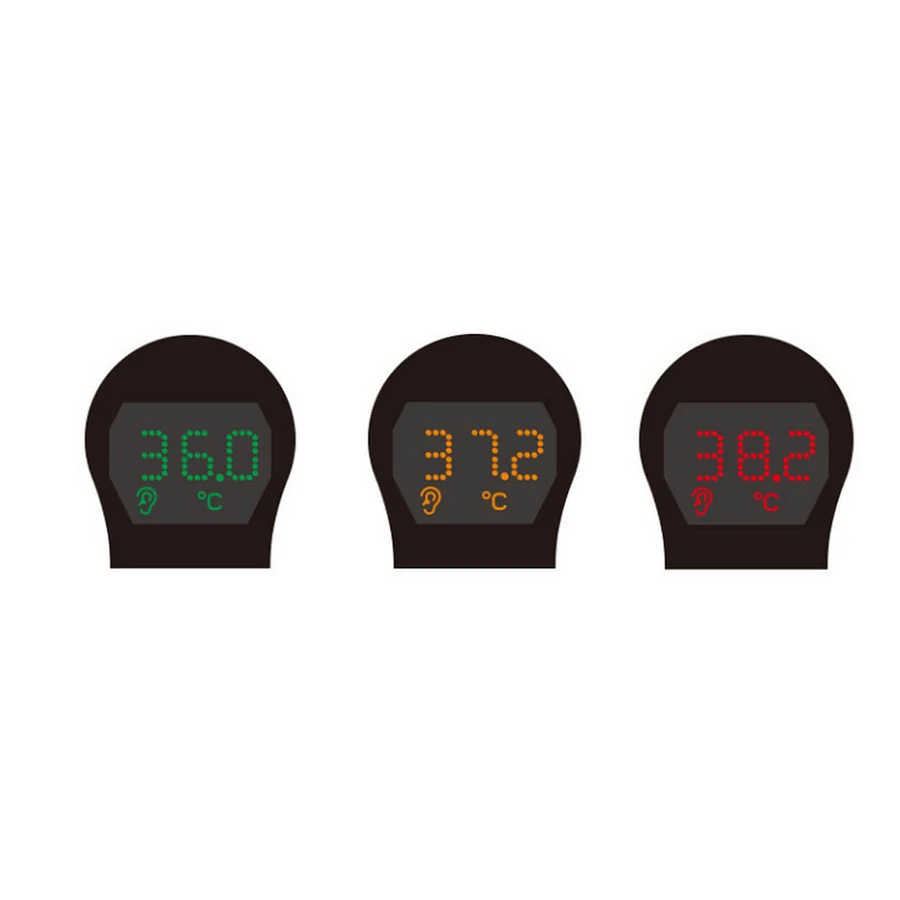 Meriden TM-19, berührungsloses Infrarot-Thermometer für Stirn und Ohr