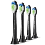 Philips, replacement tips for Sonicare W2 Optimal White sonic toothbrush, black, 4 pieces