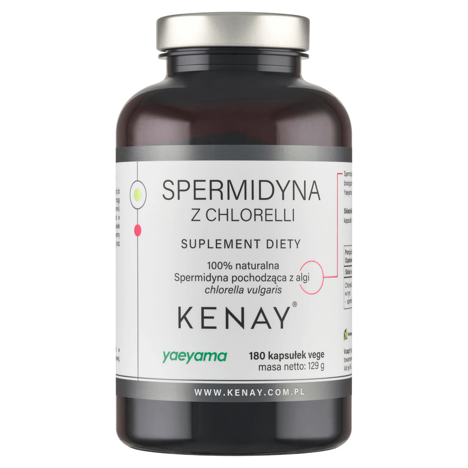 Kenay Spermidin aus Chlorella, 180 Kapseln