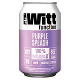 DrWitt Function Purple Splash, carbonated beverage, pear and lavender, 330 ml
