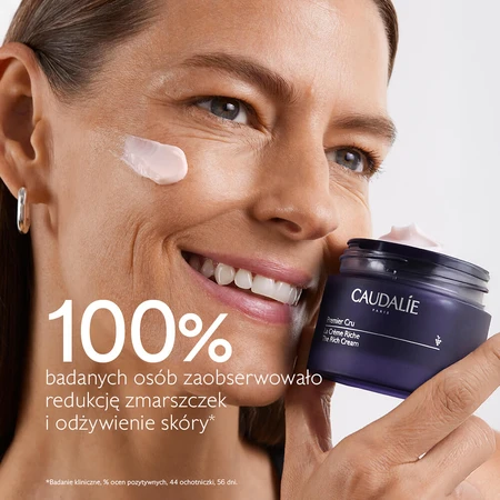 Caudalie Premier Cru, crème de texture riche pour le visage, 50 ml