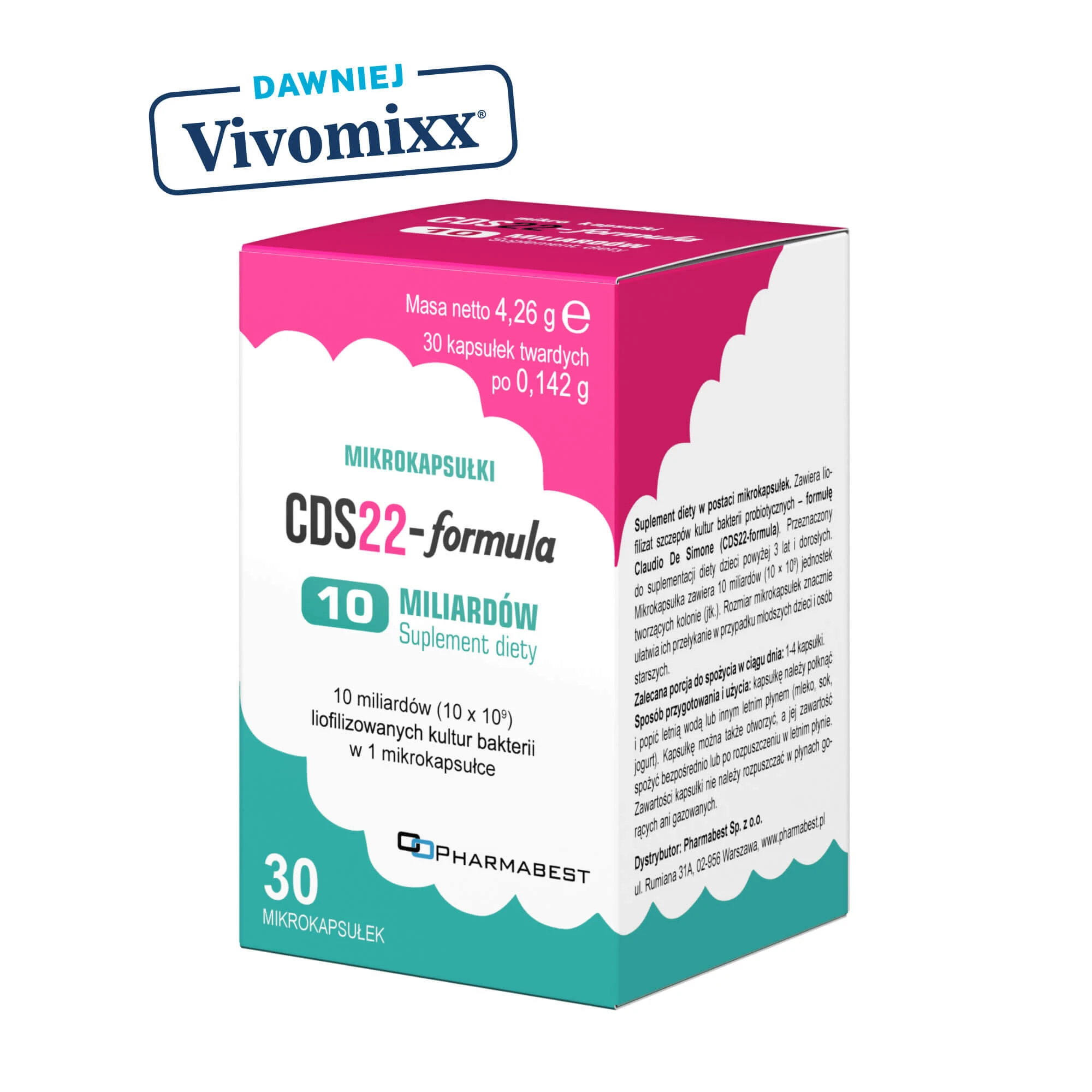 CDS22-Formel Mikrokapseln 10 Milliarden (ehemals Vivomixx Mikrokapseln), 30 Stück