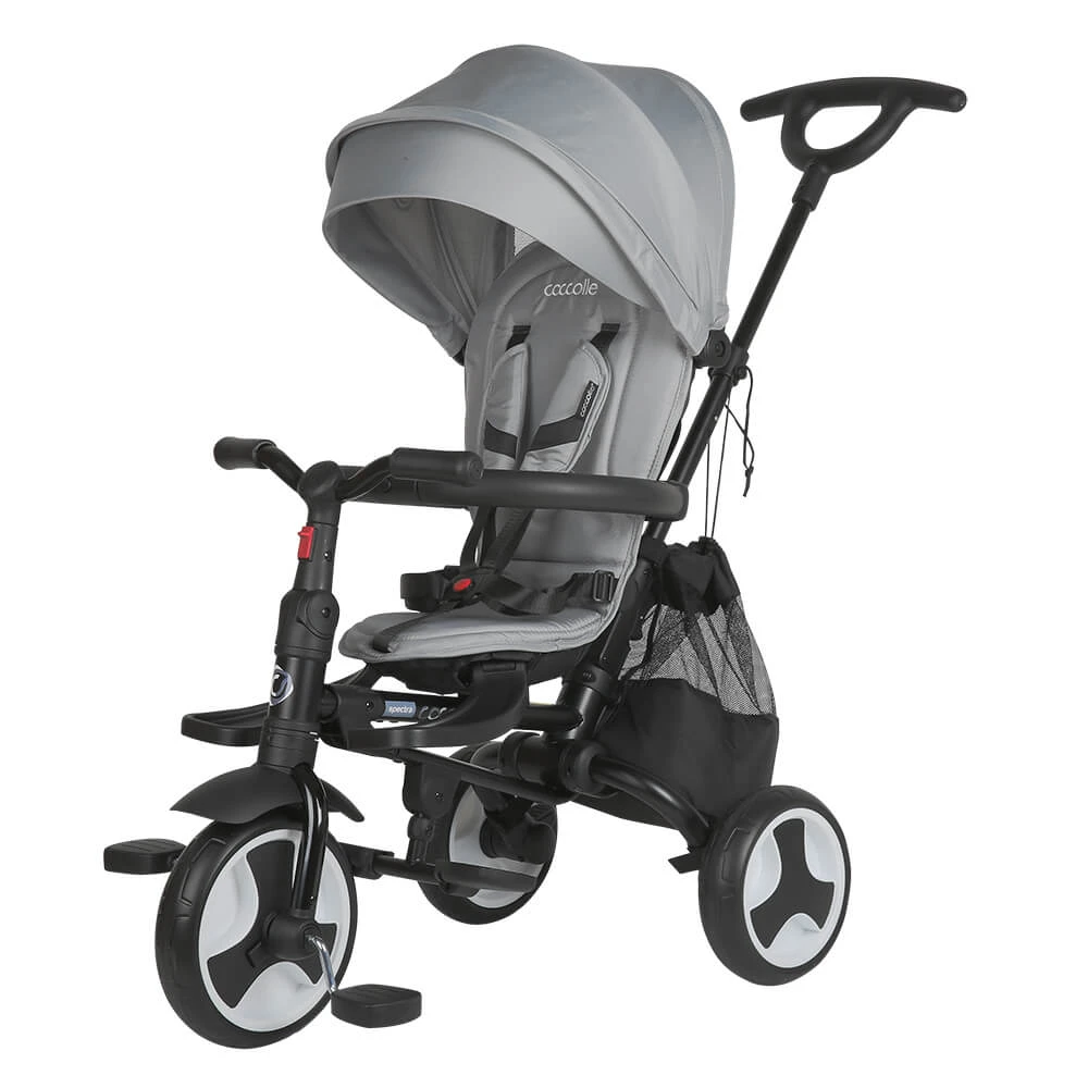 Spectra Plus ultra-faltbares Kinderdreirad, 10 Monate+, Neutral Grau, Coccolle