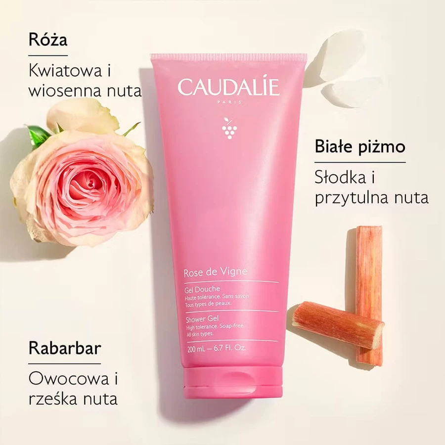 Caudalie Rose de Vigne, Duschgel, 200 ml