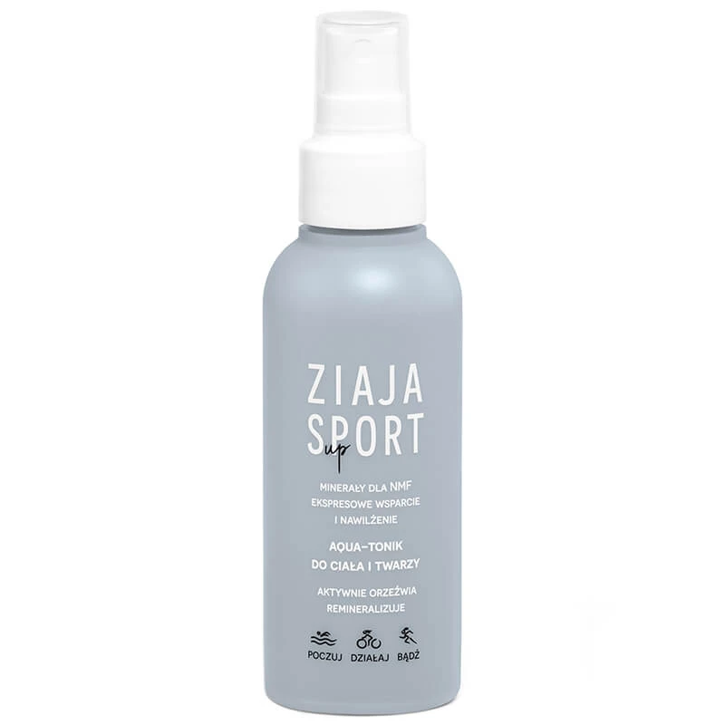 Ziaja Sport Up, Aqua-Tonic für Körper und Gesicht, Spray, 120 ml