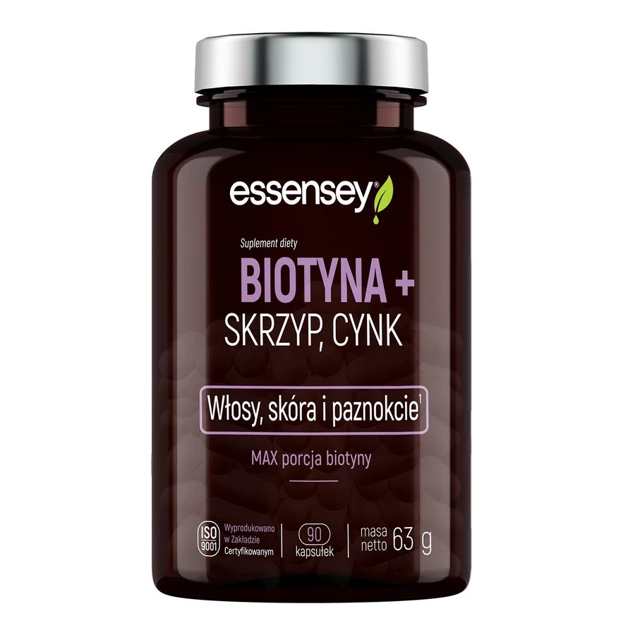 Essensey Biotine, Prêle, Zinc, 90 gélules