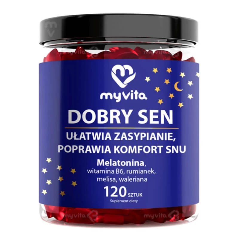 MyVita Good Sleep, natürliche Jelly Beans für Erwachsene, 120 Stück