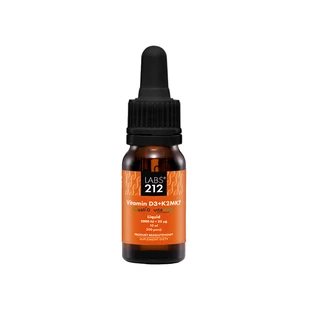 Labs212 Vitamin D3 + K2MK7 Flüssigkeit, Tropfen, 10 ml