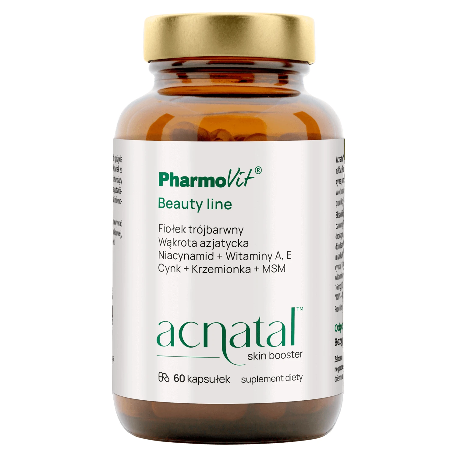 PharmoVit Acnatal Skin Booster Beauty line, 60 Kapseln