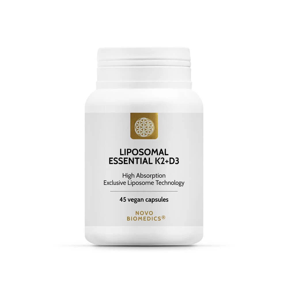 Liposomales essentielles K2+D3, 45 Kapseln, Novo Biomedics