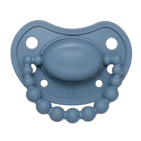 Luu Kids, suzetă, poziționare, silicon, Cloudy Blue, de la 6 luni, 1 buc
