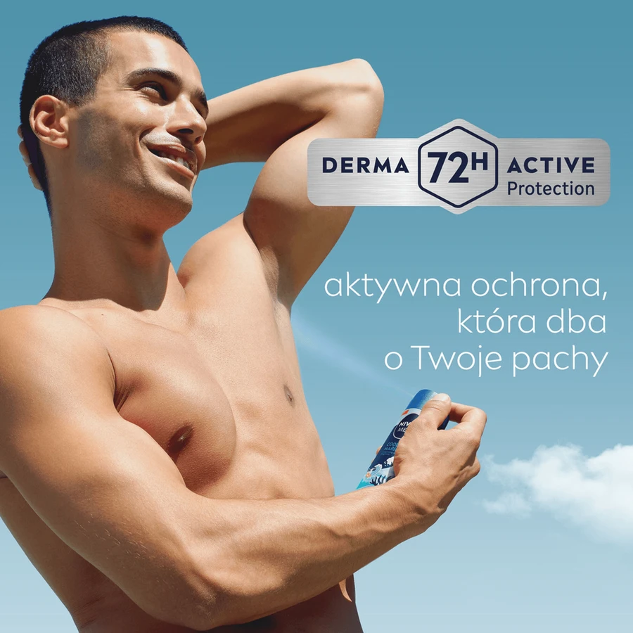 Nivea Men, spray antitranspirant, Cool Marine, 150 ml