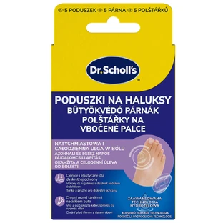 Dr. Scholl's, cuscinetti per l'alluce valgo, 5 pezzi