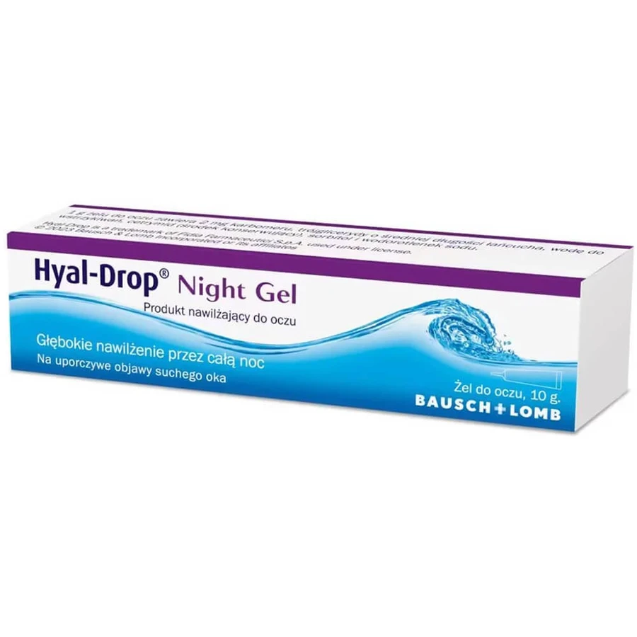 Hyal-Drop Night Gel, hydraterende gel voor de ogen, 10 g