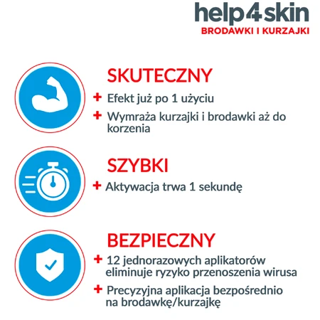 Help4Skin Verrues et verrues, aérosol, 50 ml