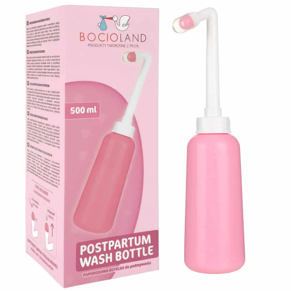 Bocioland, Postnatalflasche zum Waschen des Intimbereichs, 500 ml