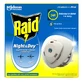Raid Night & Day, insecticide electrofumigator with replaceable cartridge, Johnson & Johnson 