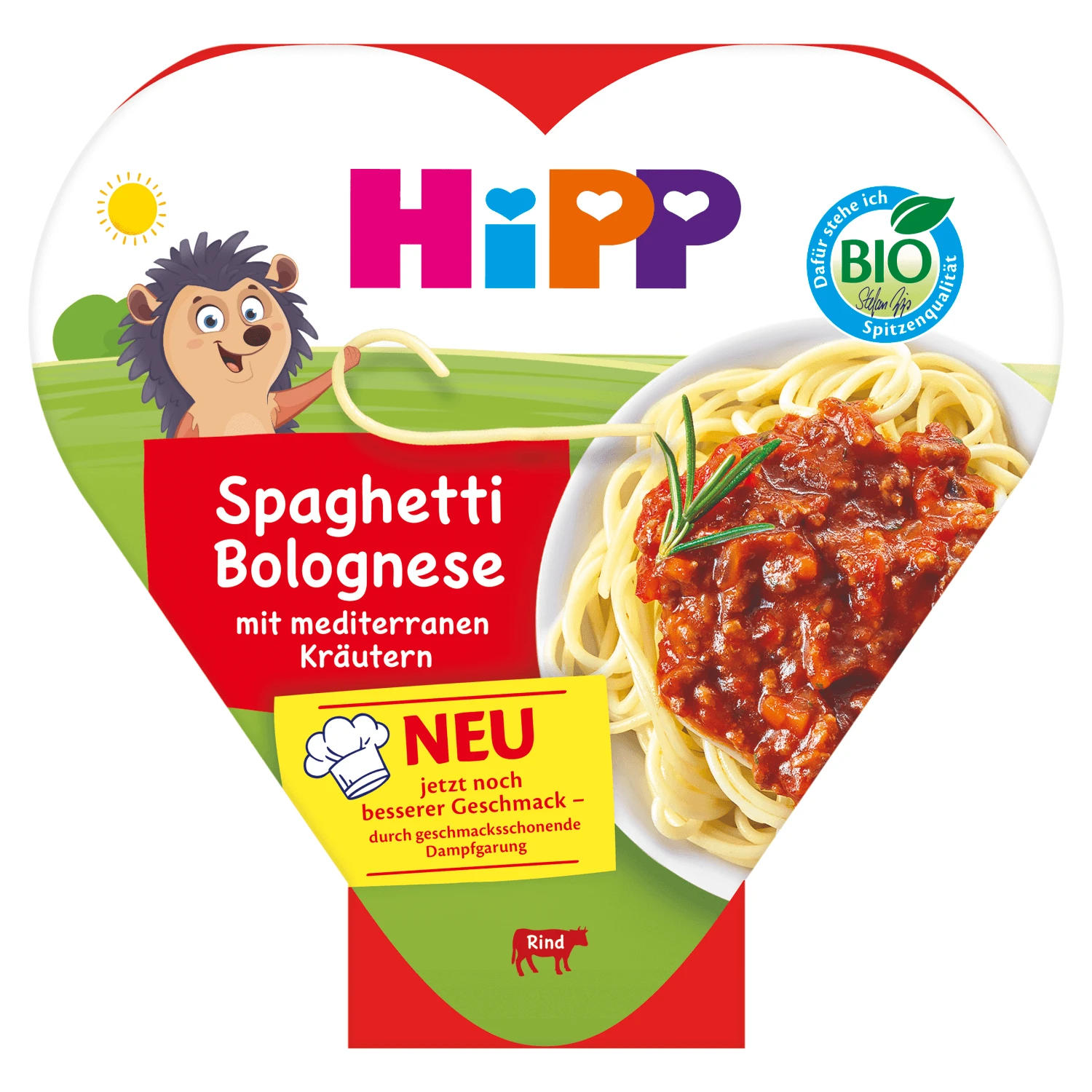 HiPP Bio-Gericht, Spaghetti Bolognese, nach 1 Jahr, 250 g