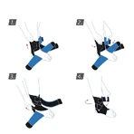 Actimove Sports Edition, stabilizator gleznă, negru, curele încrucișate, reglabil