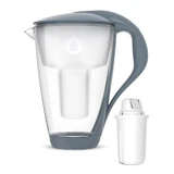Dafi Crystal Led, ulcior cu filtru din sticlă, oțel, 2 l + filtru clasic, 1 buc