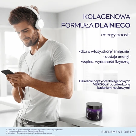 Reme Men Collageen Formule voor Mannen, zwarte bessensmaak, 150 g