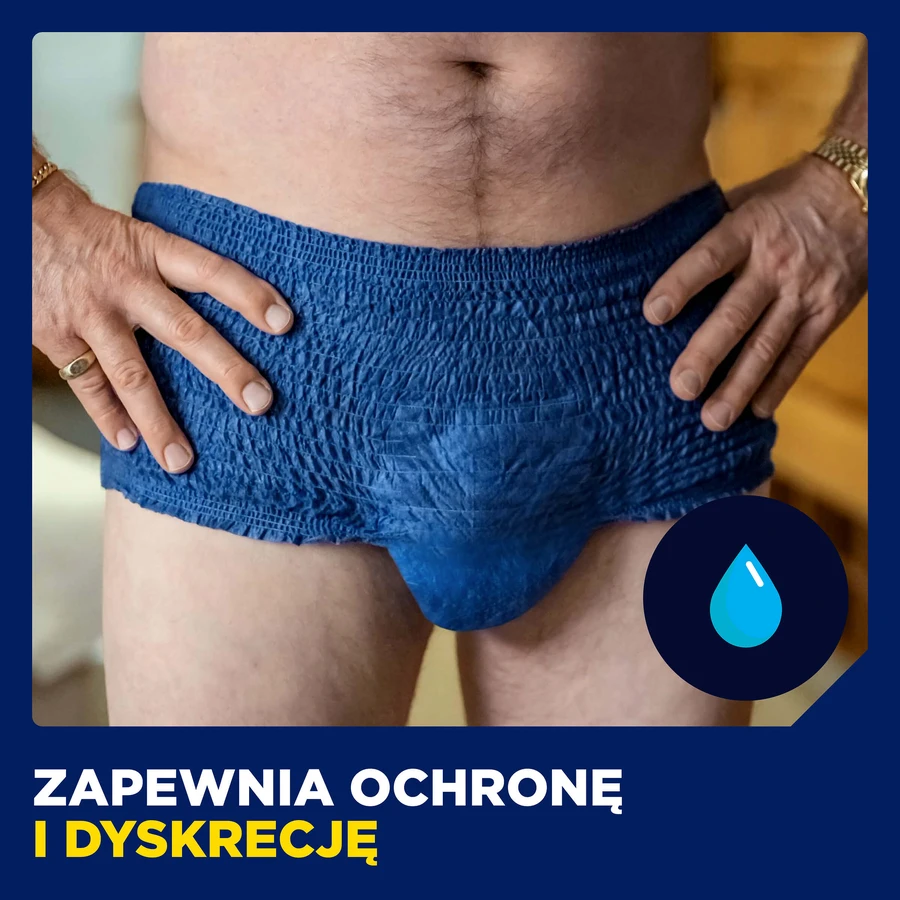 Zestaw Tena Men Active Fit Pants, majtki chłonne, rozmiar S/M, 75-105 cm, Plus, 2 x 30 sztuk: ceny i cechy