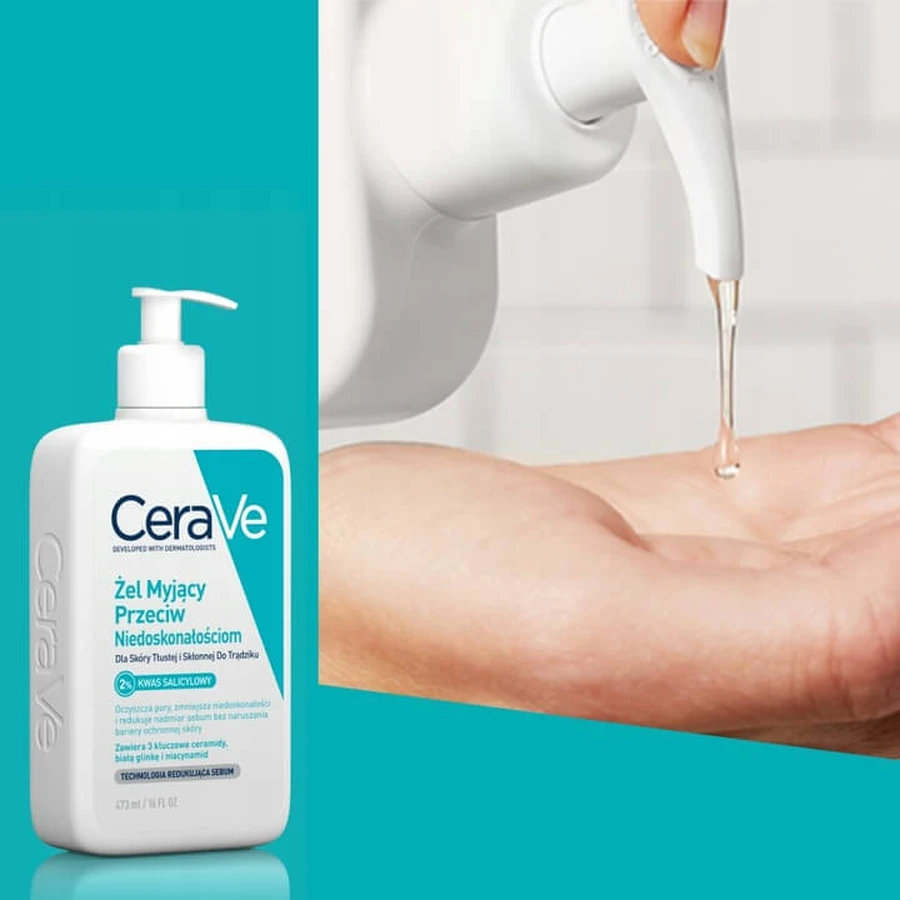 CeraVe, Waschgel gegen Unreinheiten, 473 ml
