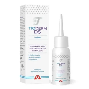 Intensive Lotion für seborrhoische Dermatitis Tioderm DS, 50 ml, Braderm