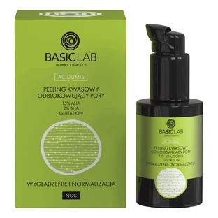 BasicLab Acidumis, pore unblocking acid peel with 15% AHA, 2% BHA, 30 ml