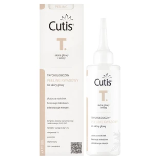 Cutis T, trychologiczny peeling kwasowy do skóry głowy, 100 ml
