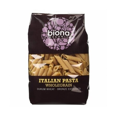 Penne din grau integral Eco, 500 g, Biona