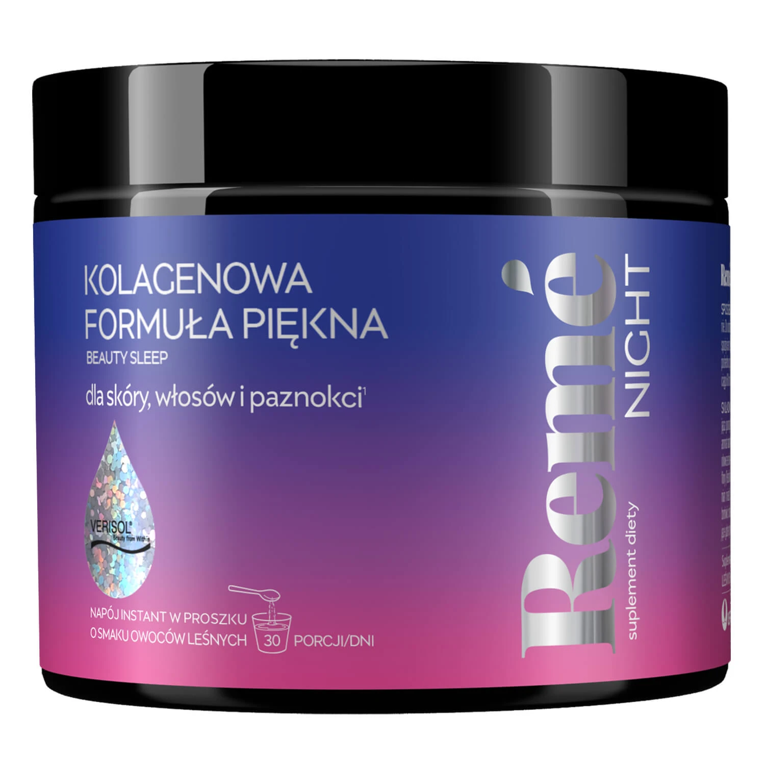 Reme Night Collagen Beauty Formula, Waldfruchtgeschmack, 150 g