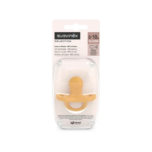 Silikon-Schnuller SX Pro Colour Essence, 6-18 Monate, Senfgelb, Suavinex