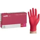 EasyCare Nitrile, nitrile gloves, non-sterile, powder-free, raspberry, size S, 100 pieces