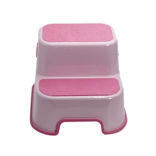 Antirutsch-WC-Sitz mit 2 Stufen, Rosa, Bebe Royal