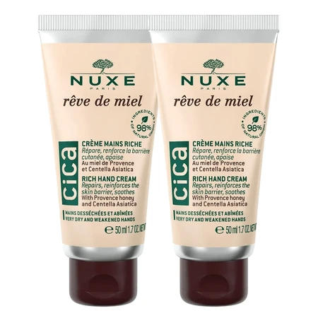 Nuxe Reve de Miel Cica, Hand- und Nagelcreme, 2 x 50 ml