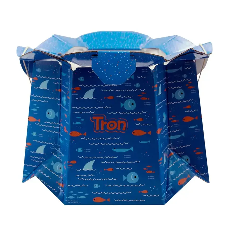 Pot jetable, 1 - 6 ans, Poisson, Tron