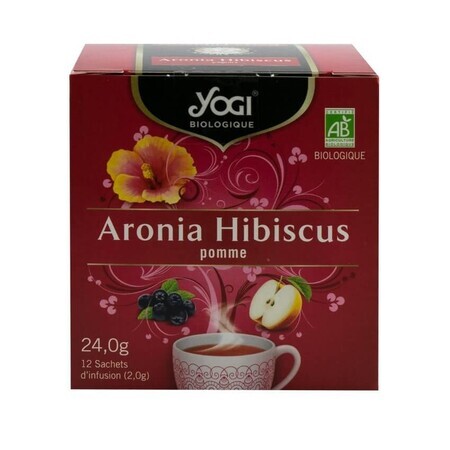 Aronia Hibiskus Tee, 12 Beutel, Yogi Tee