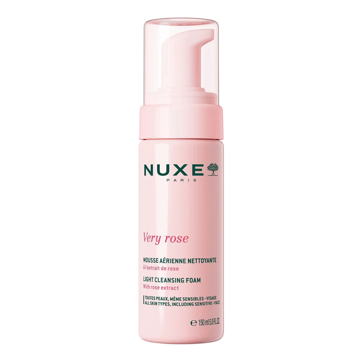 Nuxe Very Rose, mizellarer Reinigungsschaum, 150 ml