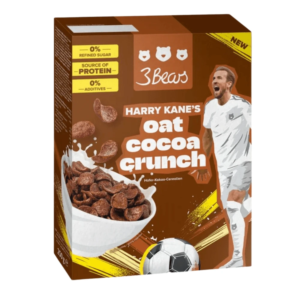 Harry Kane Kakao-Haferflocken mit Kakao, 250 g, 3Bears