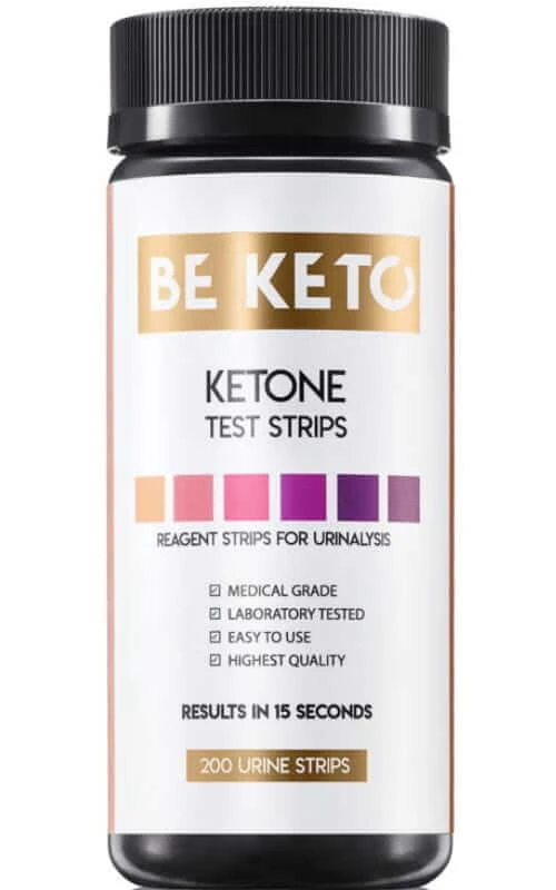 Keton-Streifen-Tests 200 Einheiten BeKeto