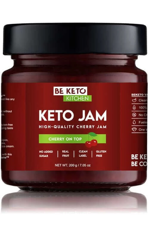 Keto Top Kirschkonfitüre 200g BeKeto